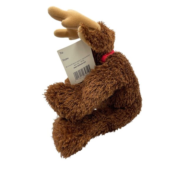 Hallmark Comet Reindeer Plush Toy Christmas Stuffed Animal Brown Tan Fuzzy Soft - Picture 6 of 15